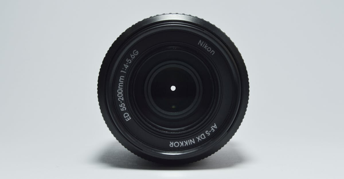 high quality image of a nikon camera lens ideal for photography enthusiasts and professionals