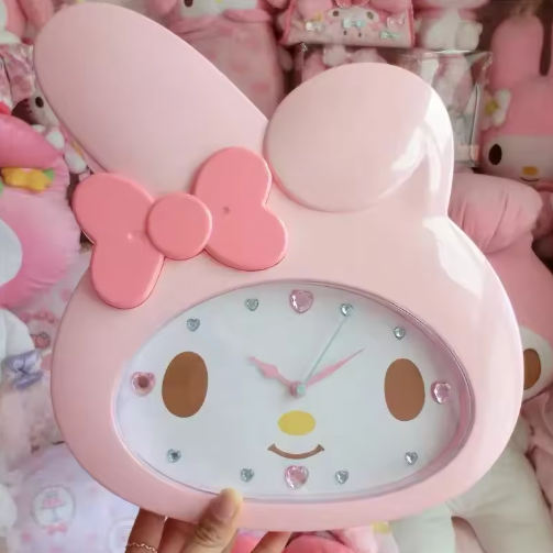 horloge melody kawaii presentation deco interieur