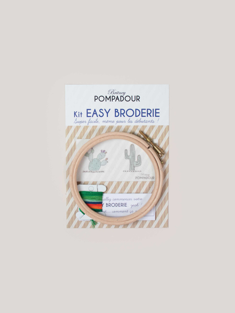 Kit de broderie cactus et figuier de barbarie