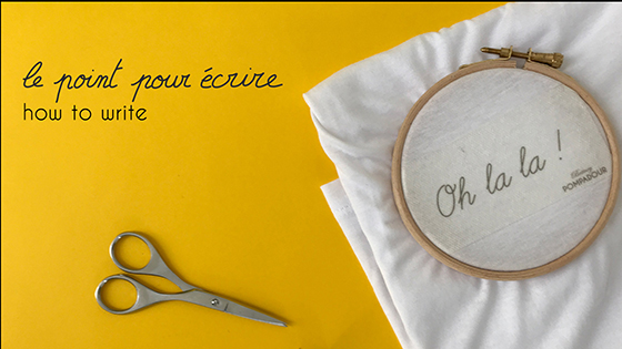 Apprendre les points de broderie