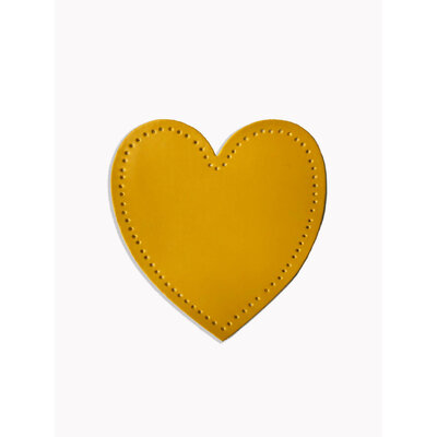 Coudière coeur jaune paire
