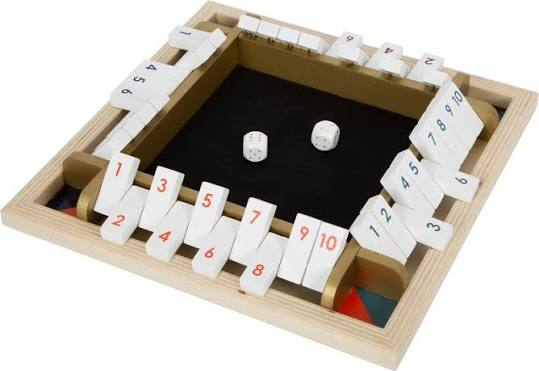 SHUT THE BOX 4 JOUEURS