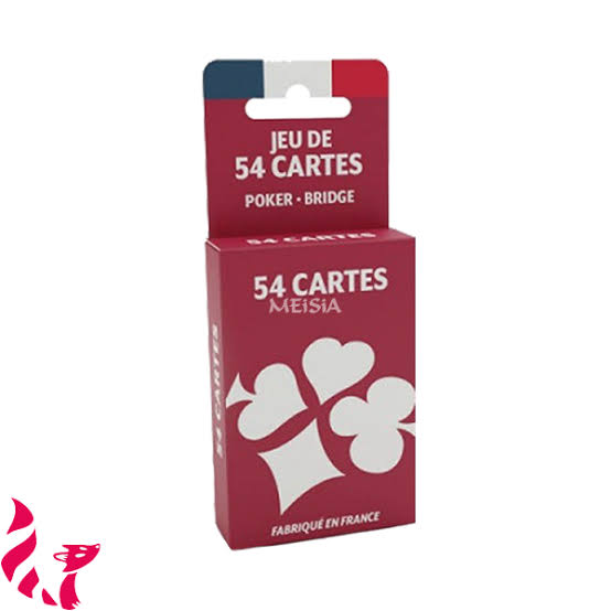 54 cartes ducale rouge