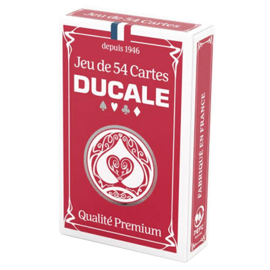 54 cartes rouge