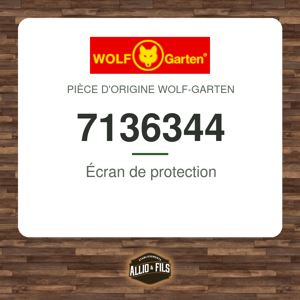 Écran de protection - Wolf-Garten 7136344