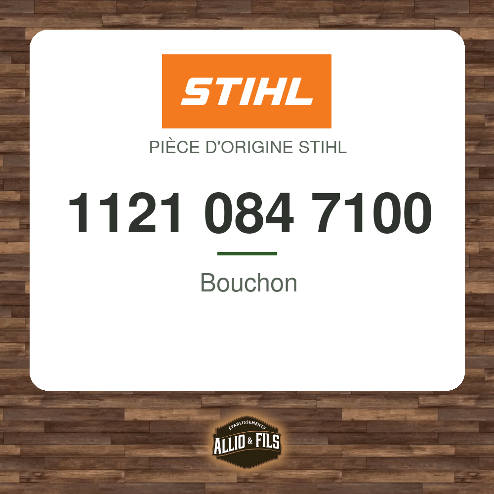 Bouchon - Stihl 1121 084 7100