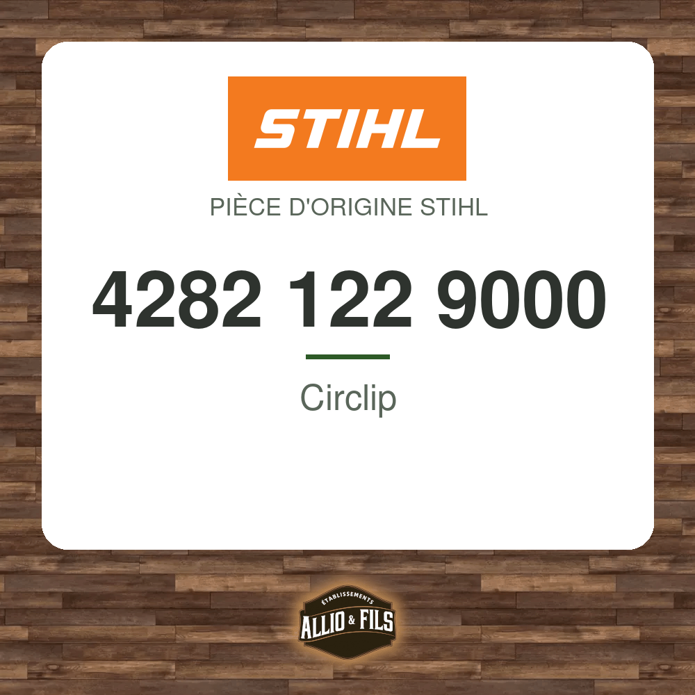 Circlip - Stihl 4282 122 9000