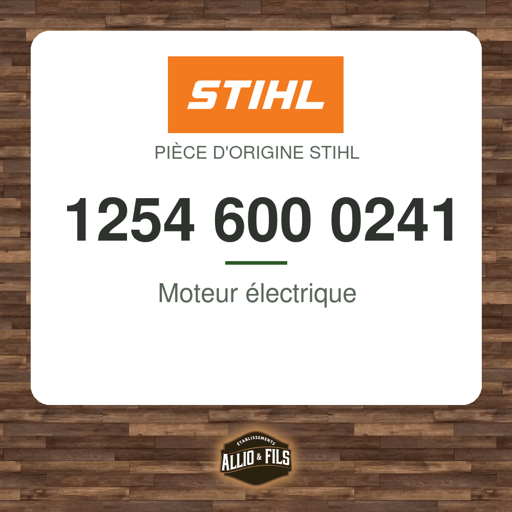 Moteur électrique - Stihl 1254 600 0241
