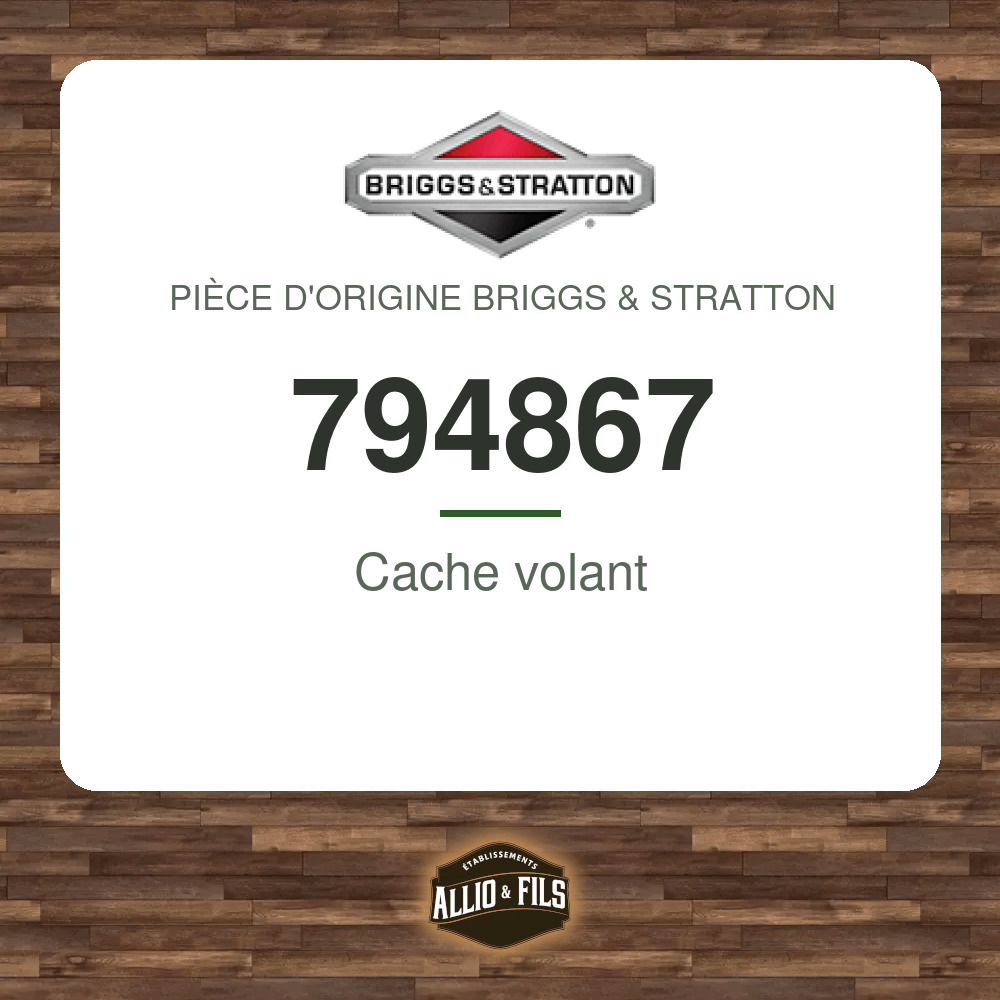 Cache volant - Briggs & Stratton 794867