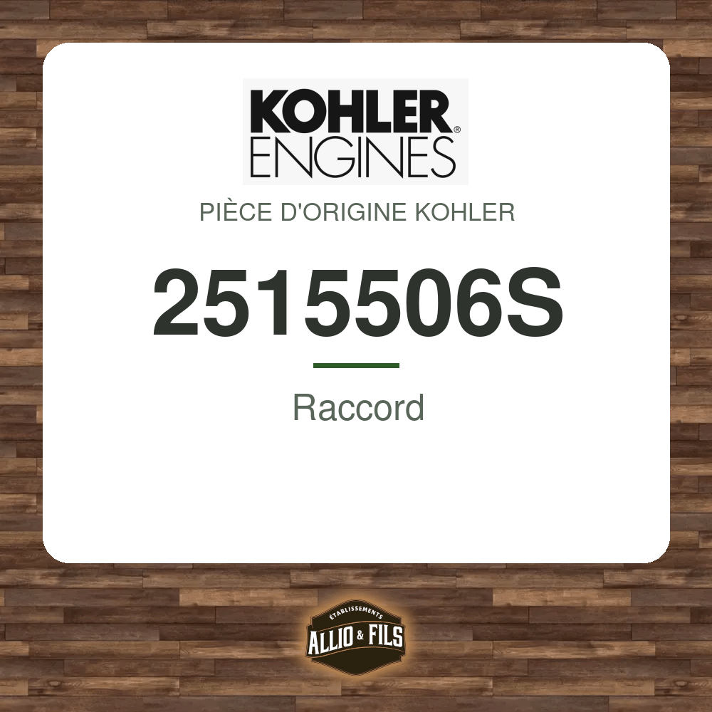 Raccord - Kohler 2515506S