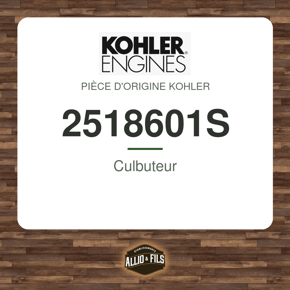 Culbuteur - Kohler 2518601S