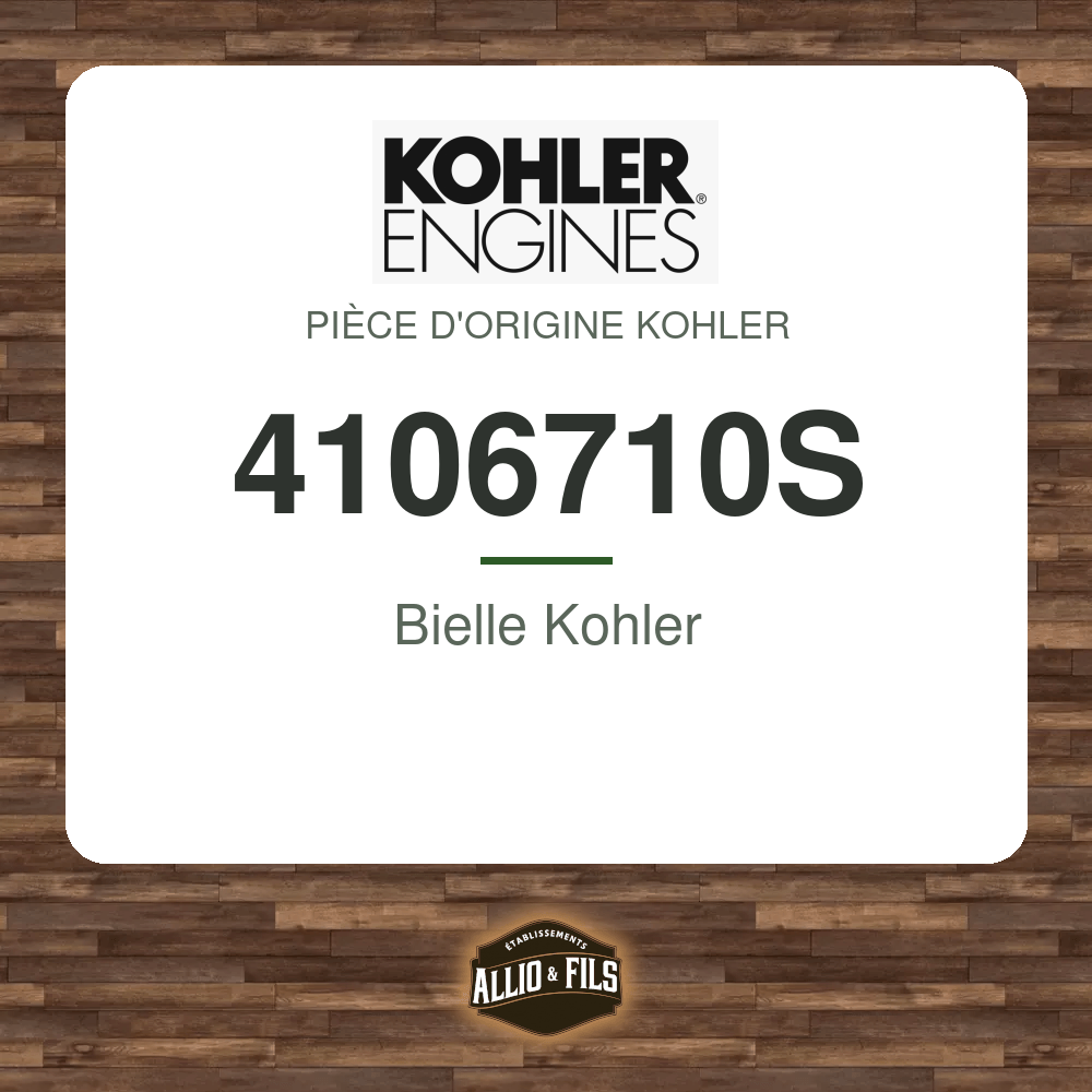 Bielle Kohler - Kohler 4106710S