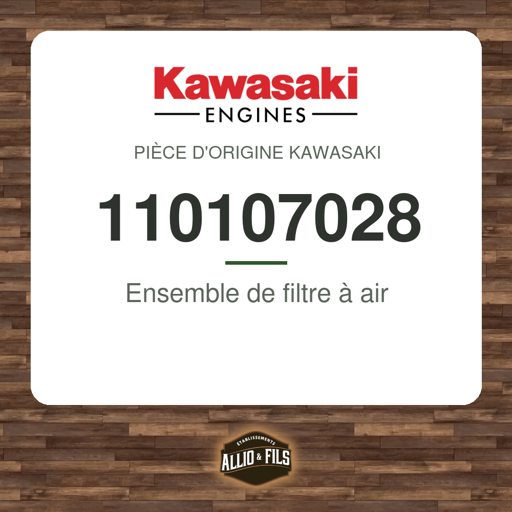 Ensemble de filtre à air - Kawasaki 110107028