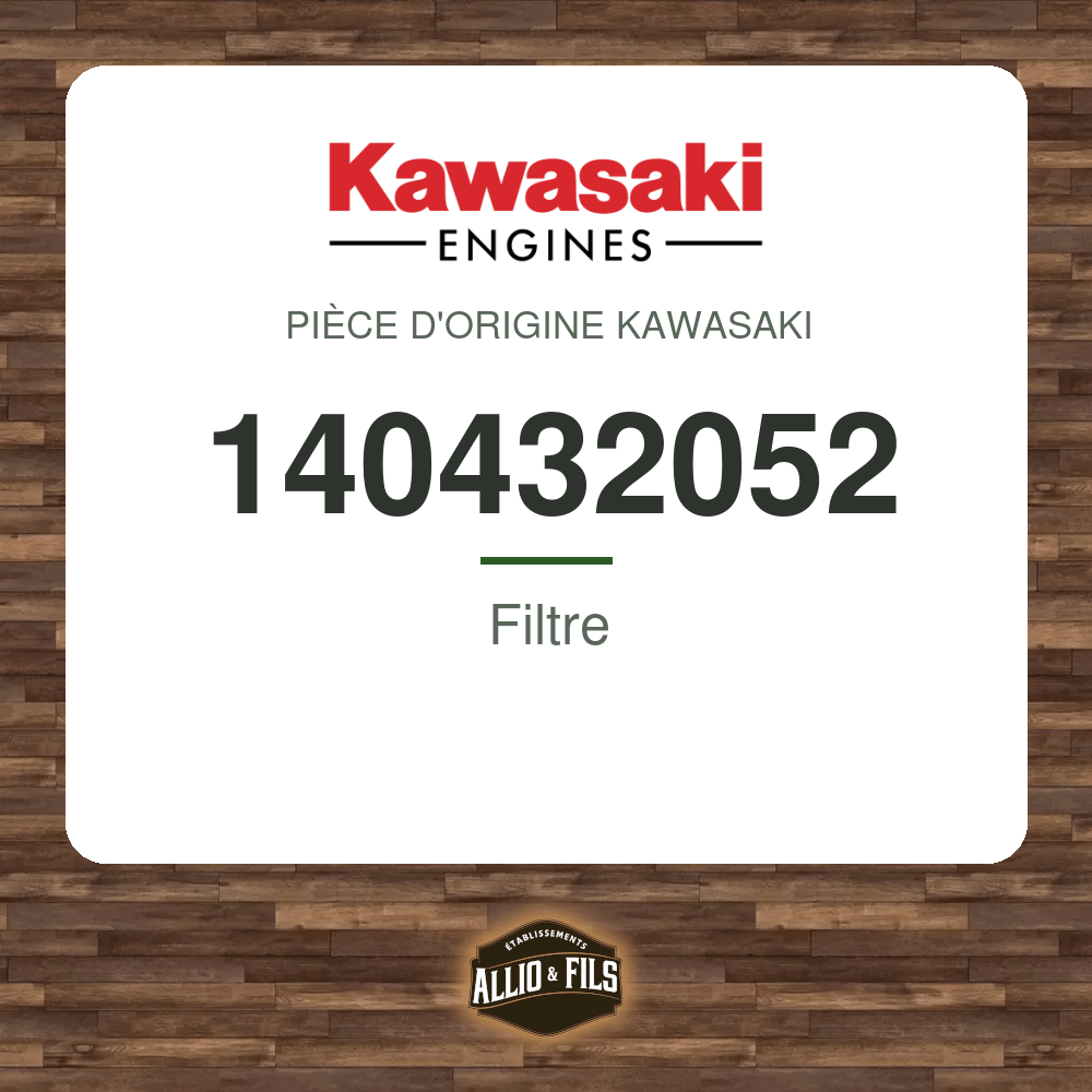 Filtre - Kawasaki 140432052