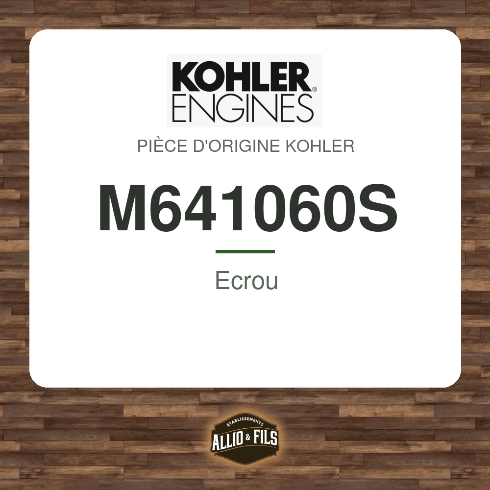 Ecrou - Kohler M641060S