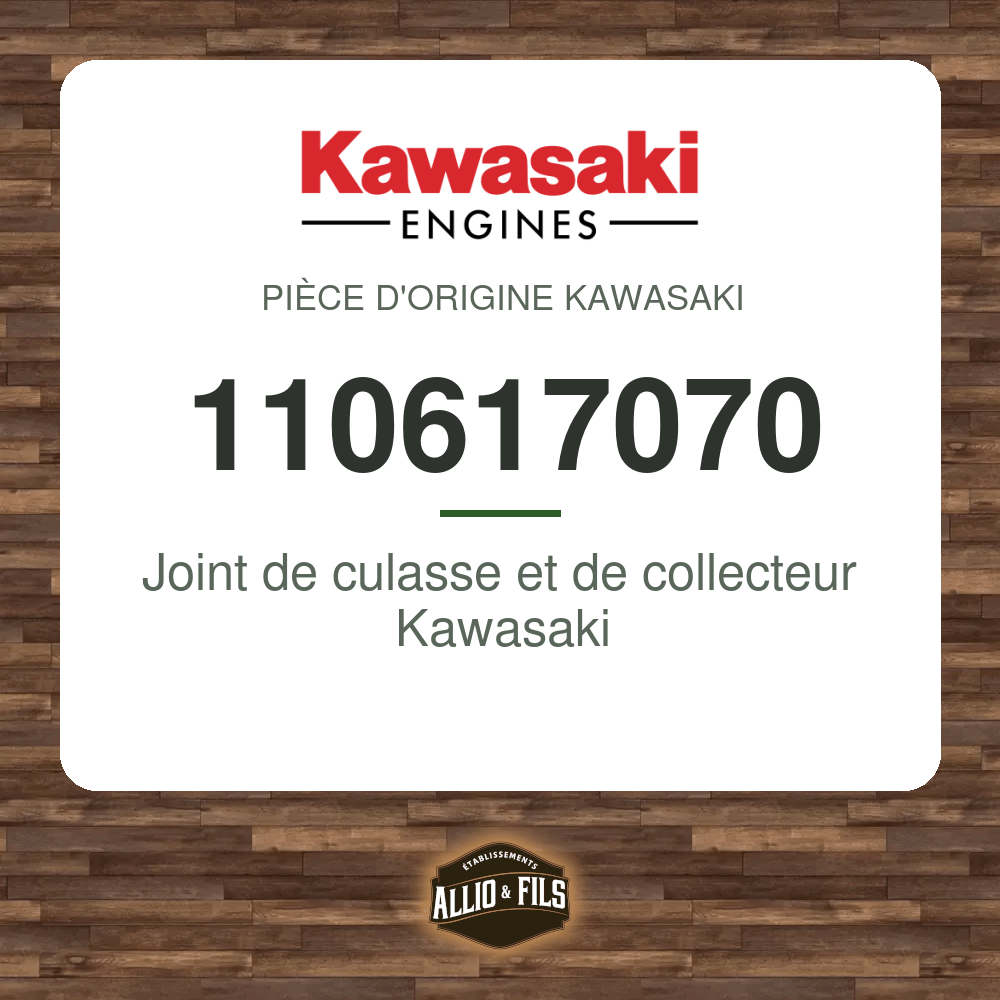Joint de culasse et de collecteur Kawasaki - Kawasaki 110617070