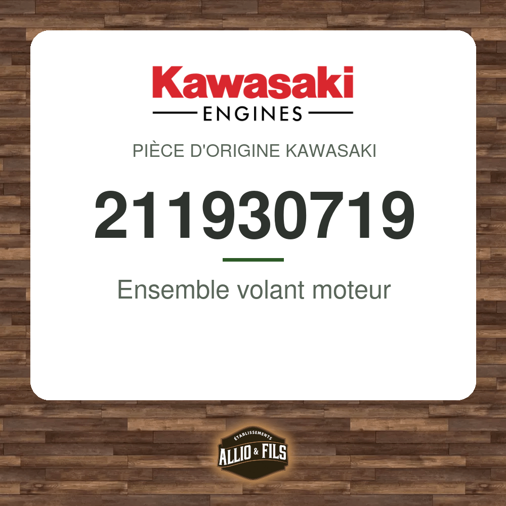 Ensemble volant moteur - Kawasaki 211930719