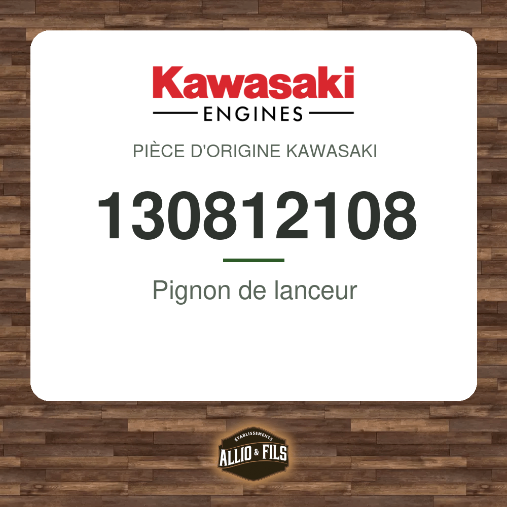 Pignon de lanceur - Kawasaki 130812108
