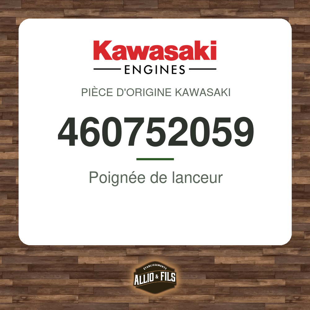 Poignée de lanceur - Kawasaki 460752059
