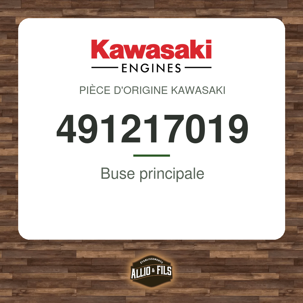 Buse principale - Kawasaki 491217019