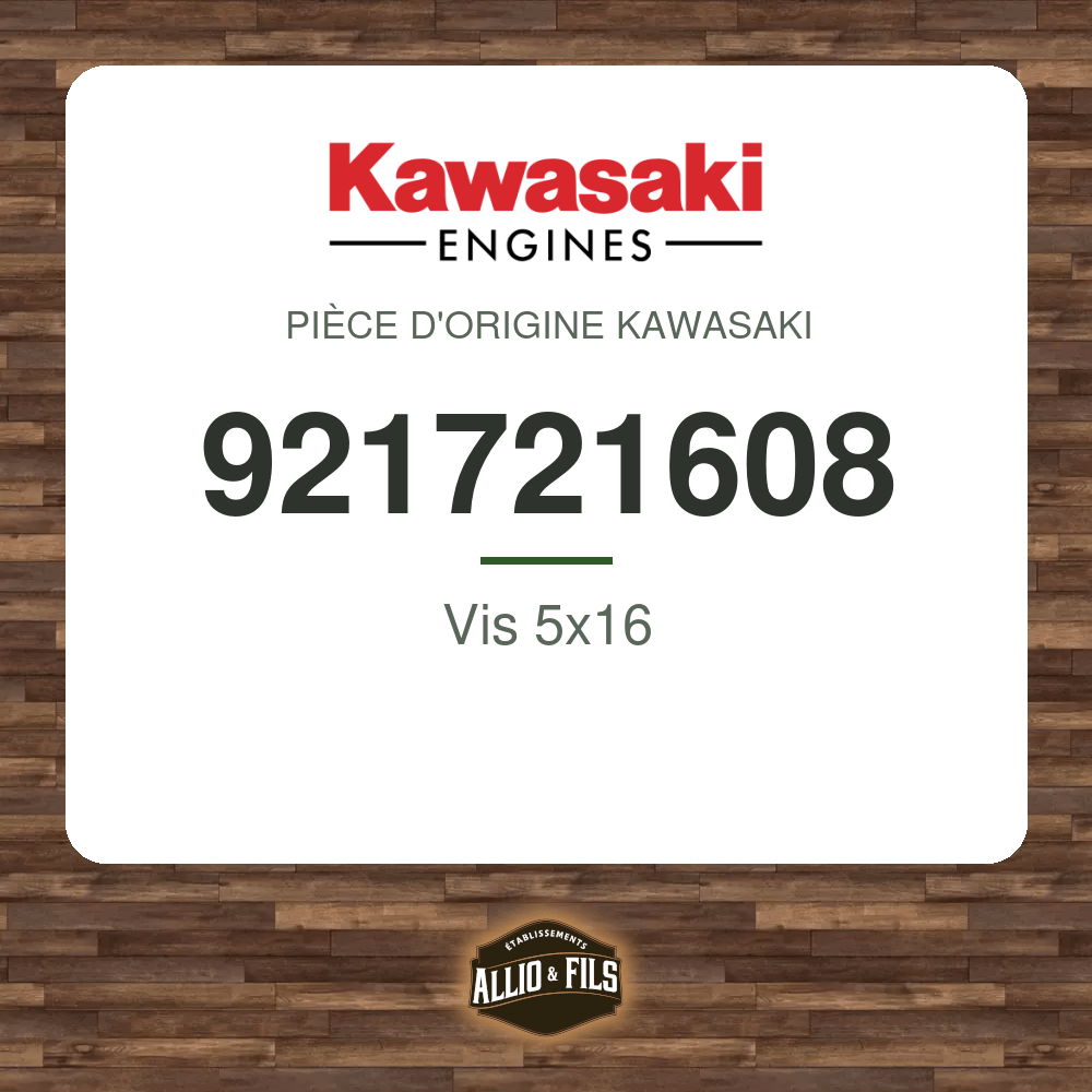 Vis 5x16 - Kawasaki 921721608