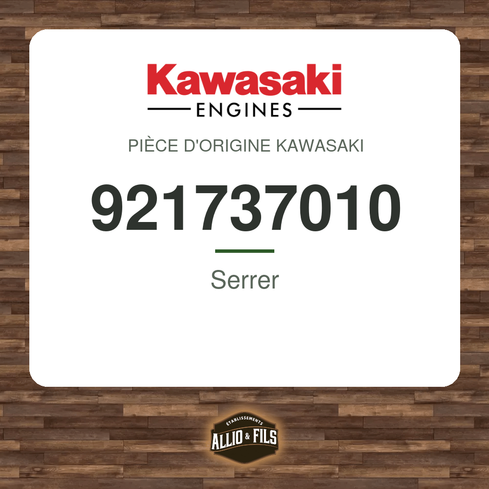 Serrer - Kawasaki 921737010