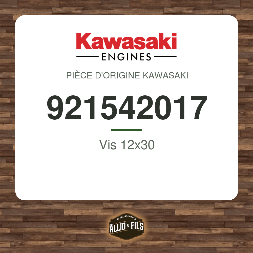 Vis 12x30 - Kawasaki 921542017