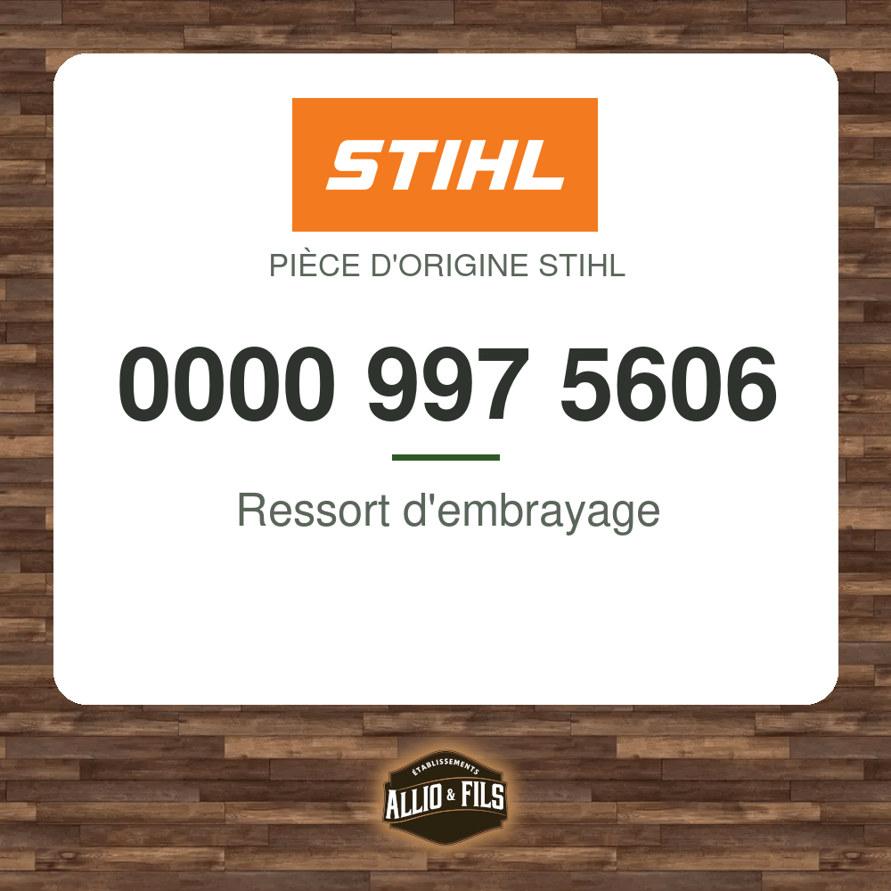 Ressort d'embrayage - Stihl 0000 997 5606