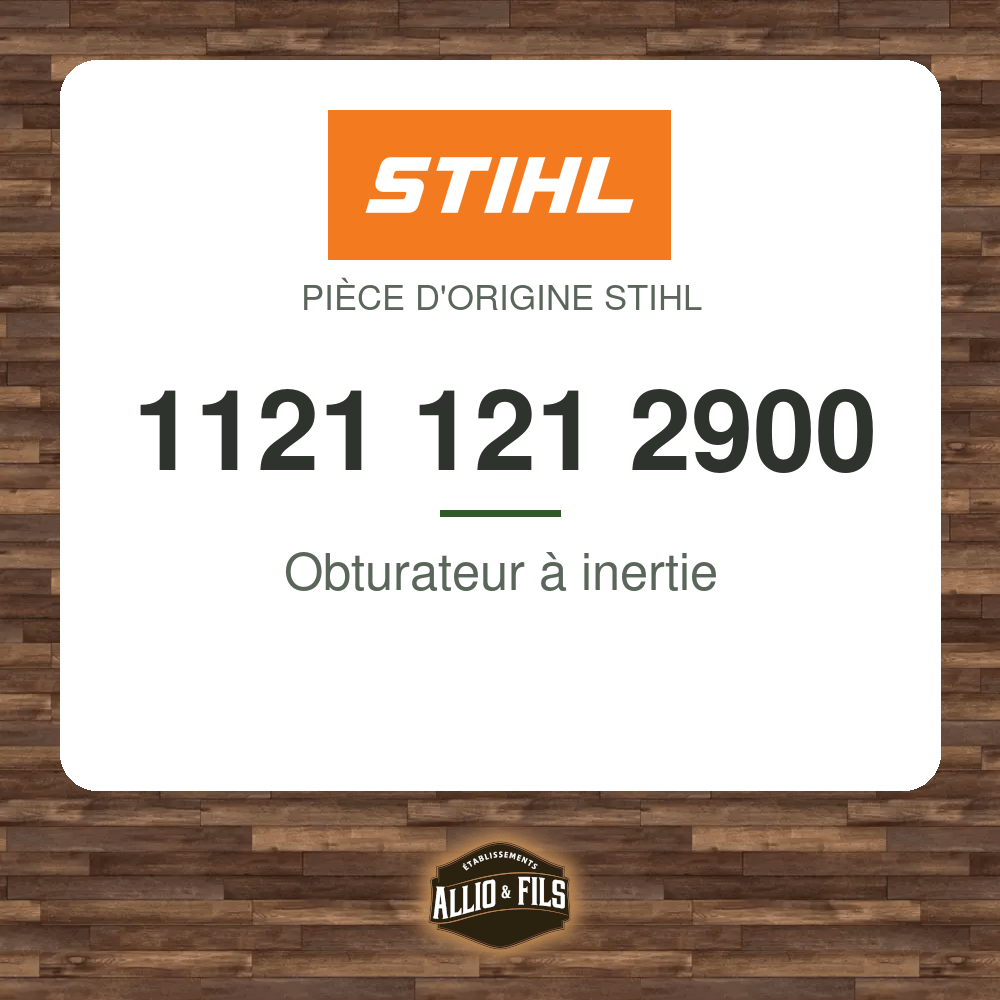 Obturateur à inertie - Stihl 1121 121 2900