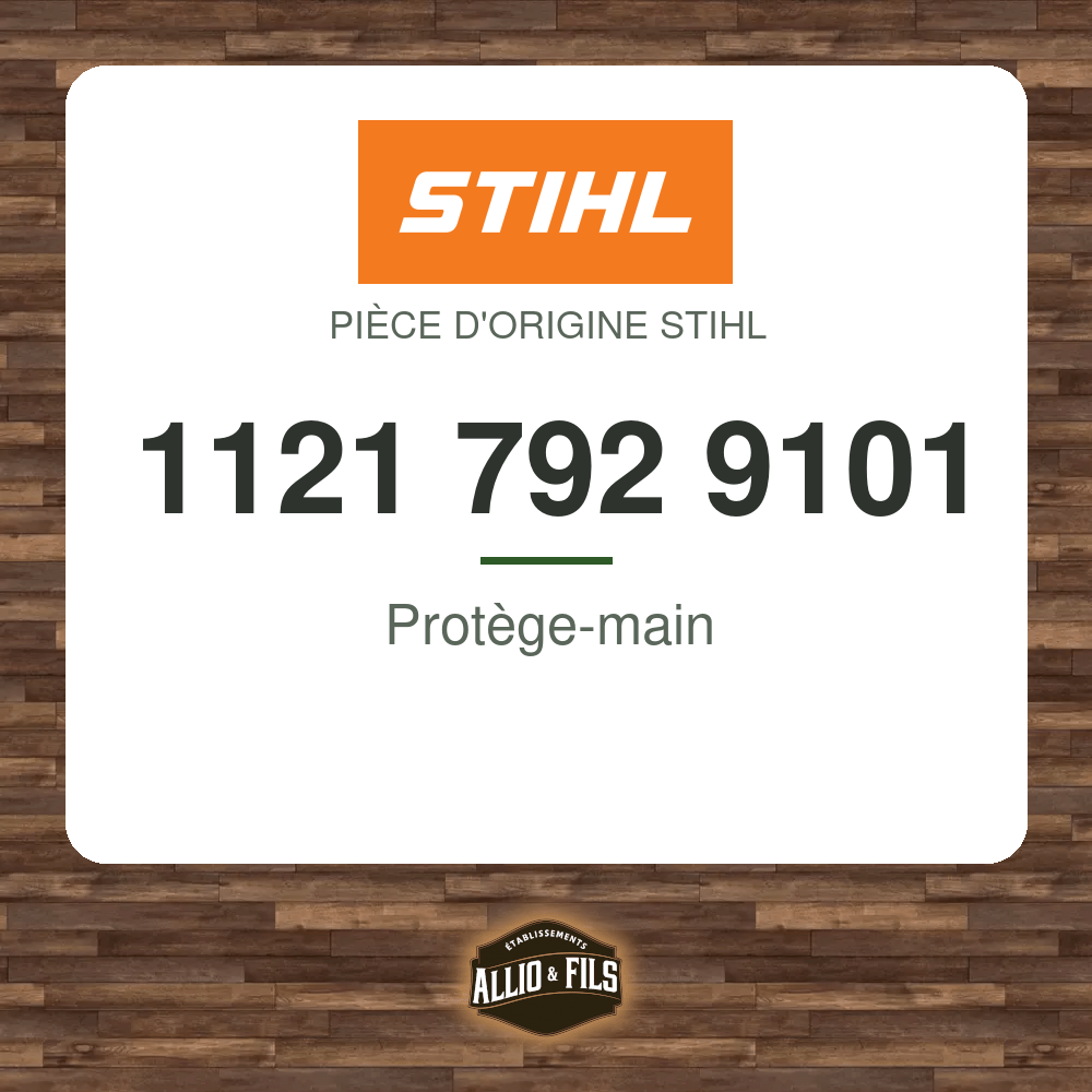 Protège-main - Stihl 1121 792 9101