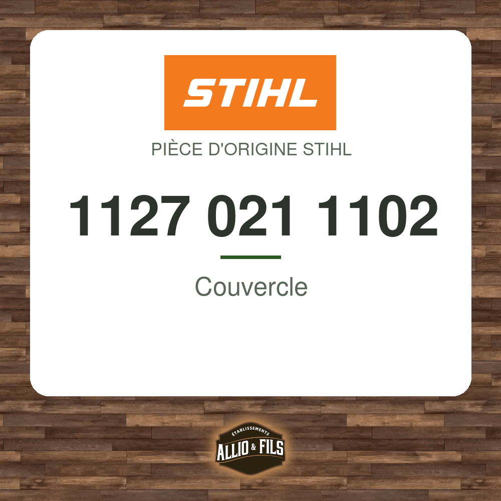 Couvercle - Stihl 1127 021 1102