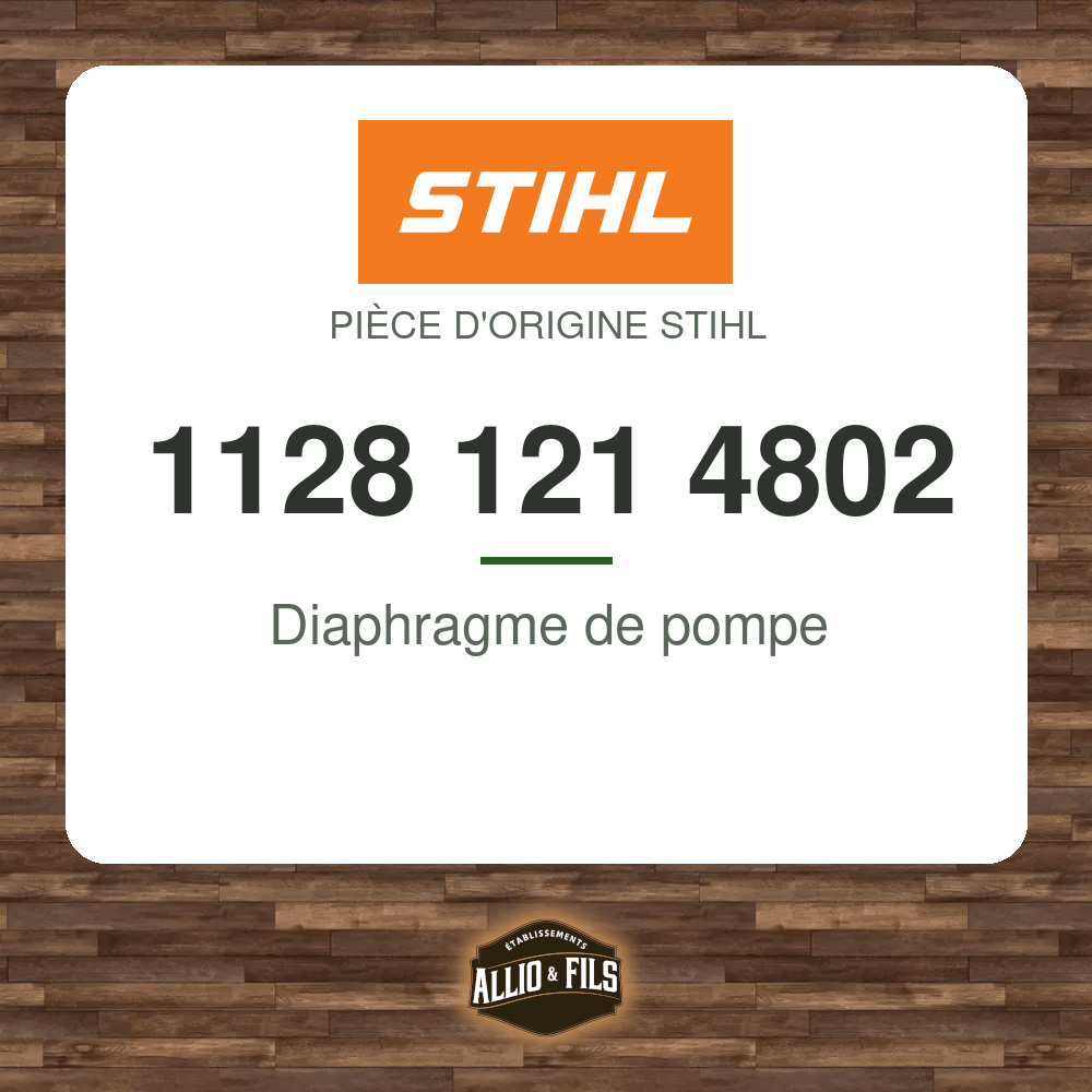 Diaphragme de pompe - Stihl 1128 121 4802