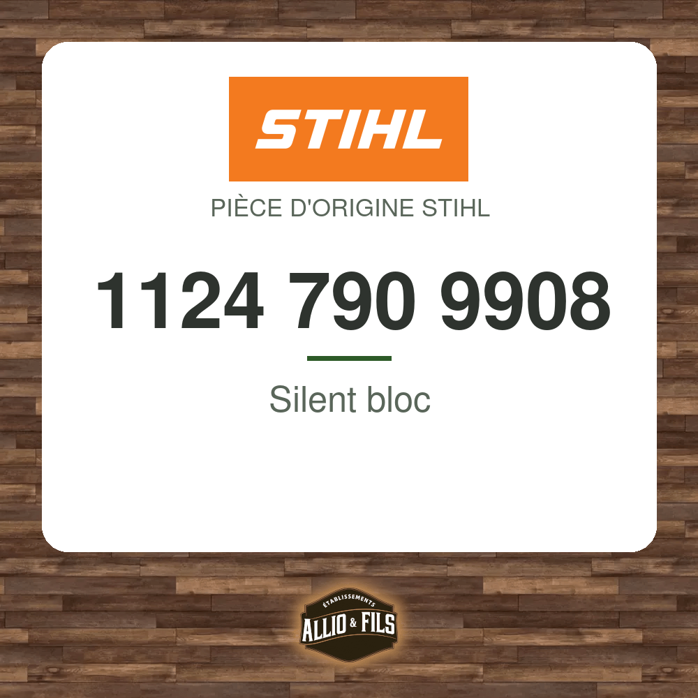 Silent bloc - Stihl 1124 790 9908