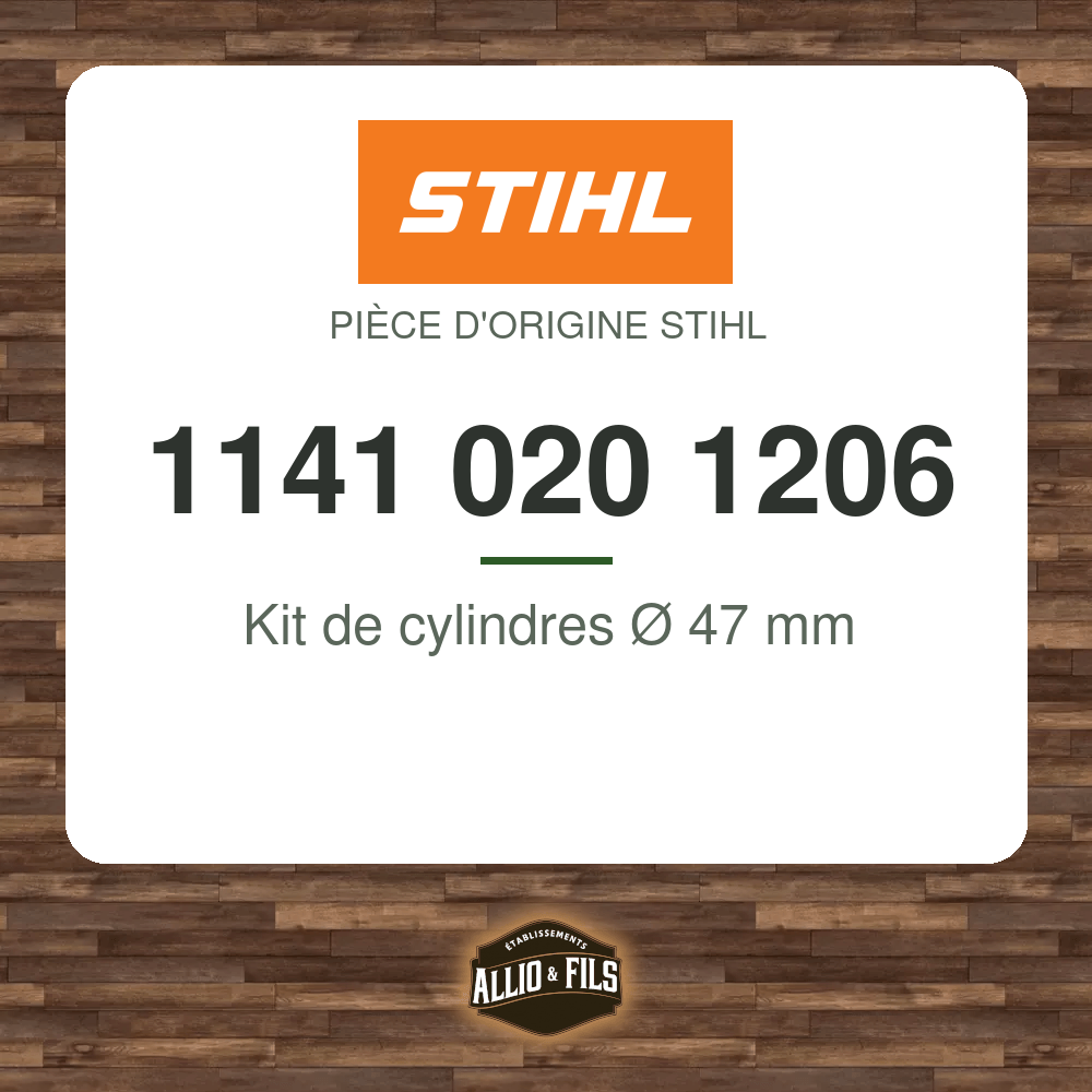Kit de cylindres Ø 47 mm - Stihl 1141 020 1206