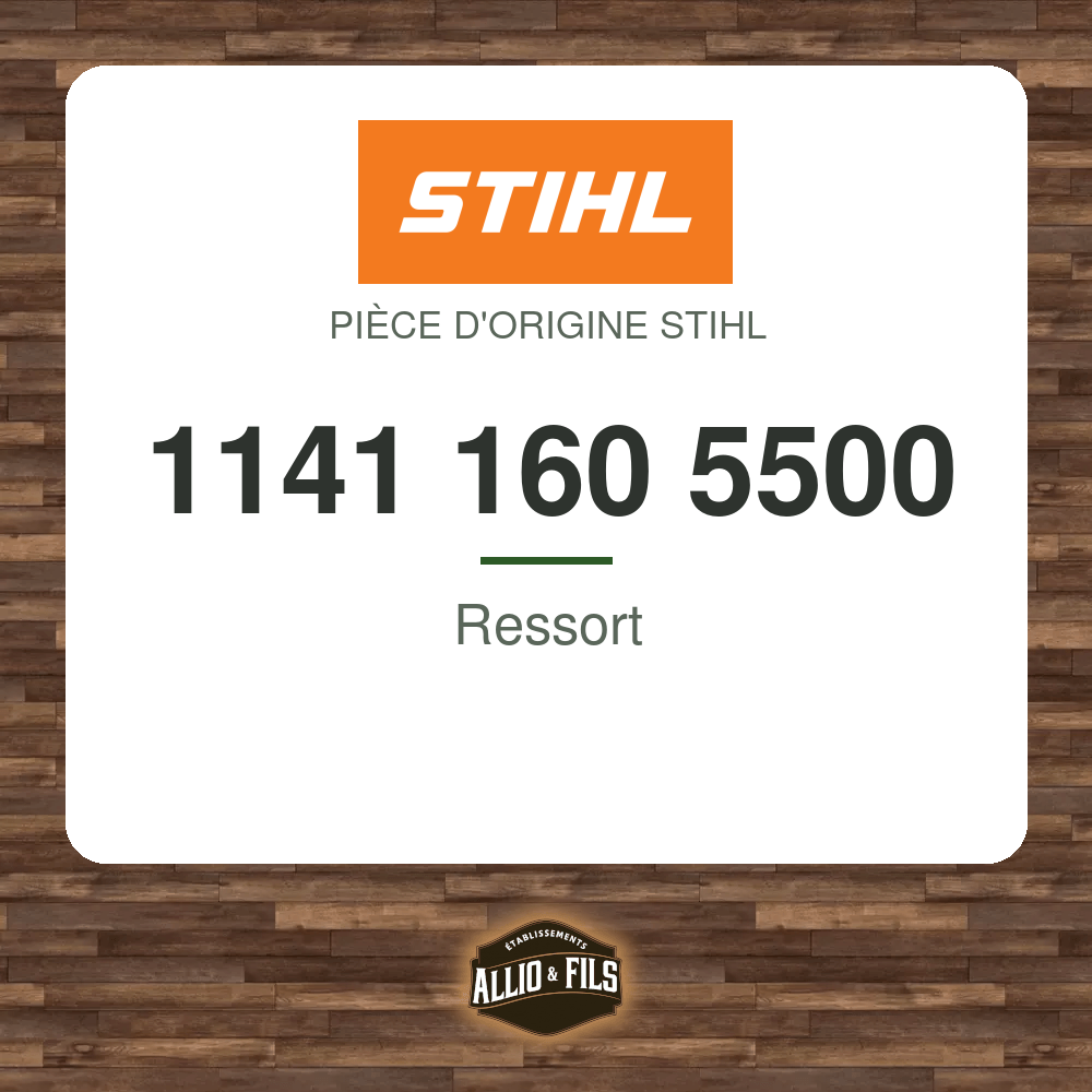 Ressort - Stihl 1141 160 5500