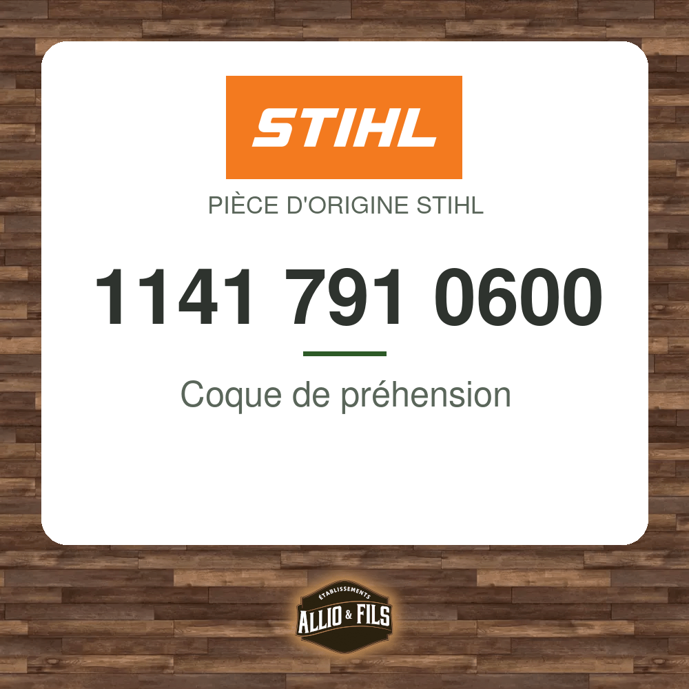 Coque de préhension - Stihl 1141 791 0600