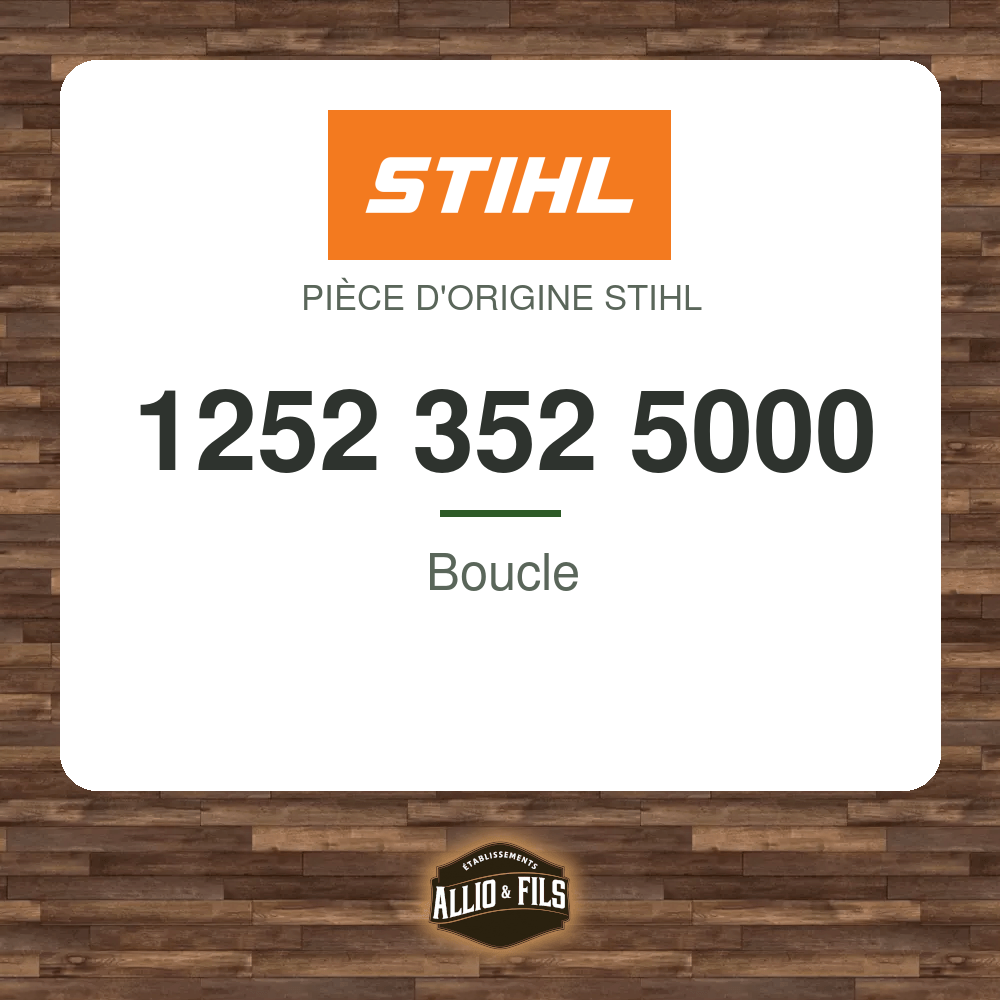 Boucle - Stihl 1252 352 5000