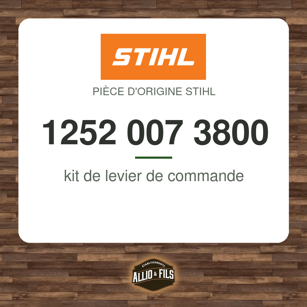 kit de levier de commande - Stihl 1252 007 3800