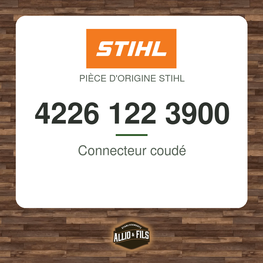 Connecteur coudé - Stihl 4226 122 3900