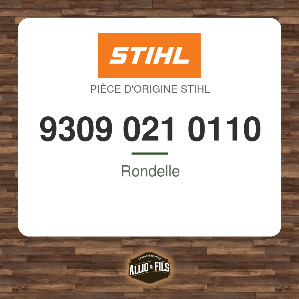Rondelle - Stihl 9309 021 0110