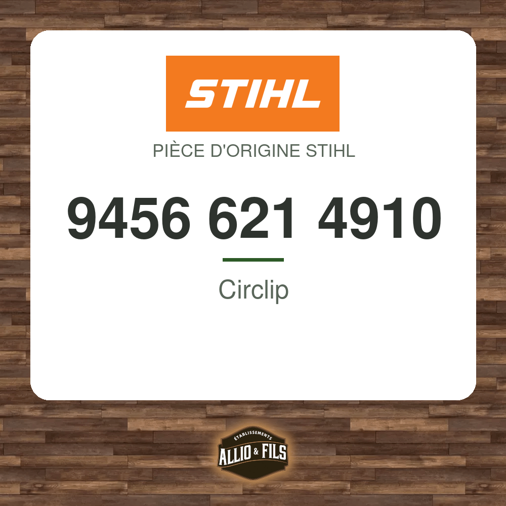 Circlip - Stihl 9456 621 4910