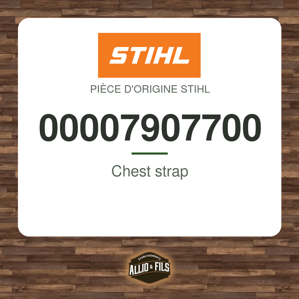 Chest strap - Stihl 00007907700