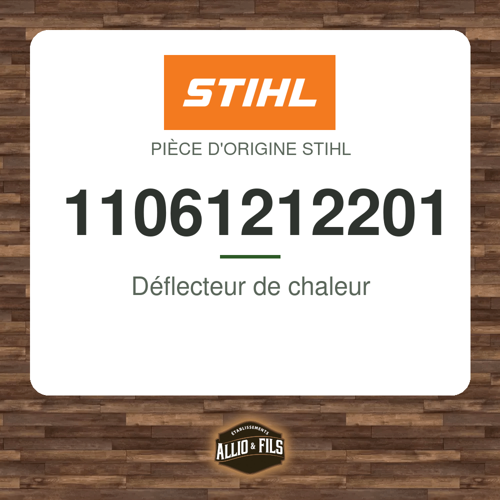 Déflecteur de chaleur - Stihl 11061212201