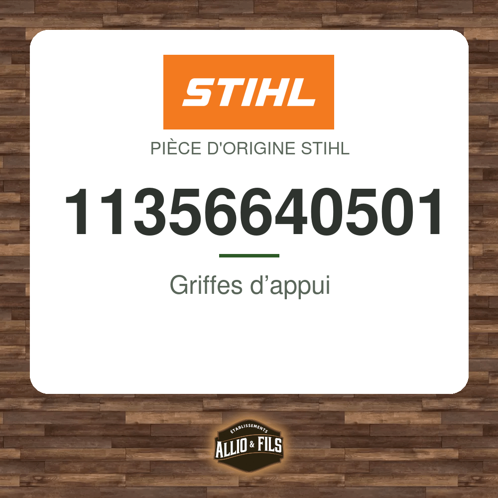 Griffes d’appui - Stihl 11356640501