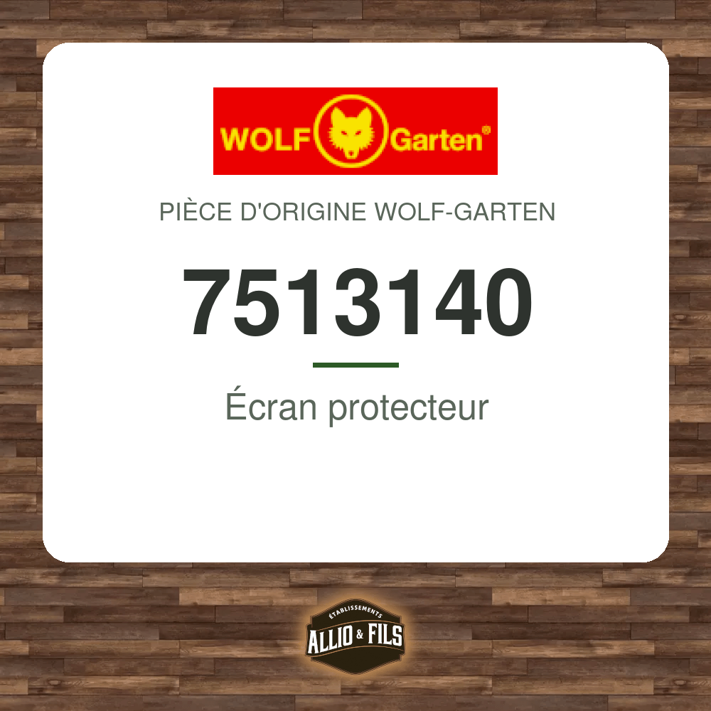 Écran protecteur - Wolf-Garten 7513140