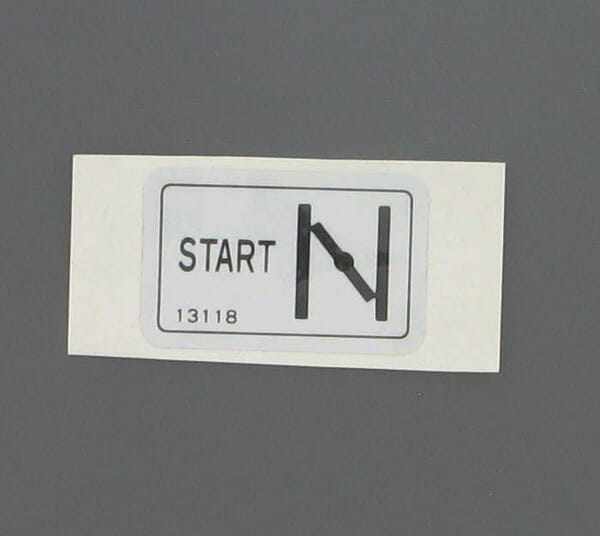 Etiquette start - Etesia ET13118