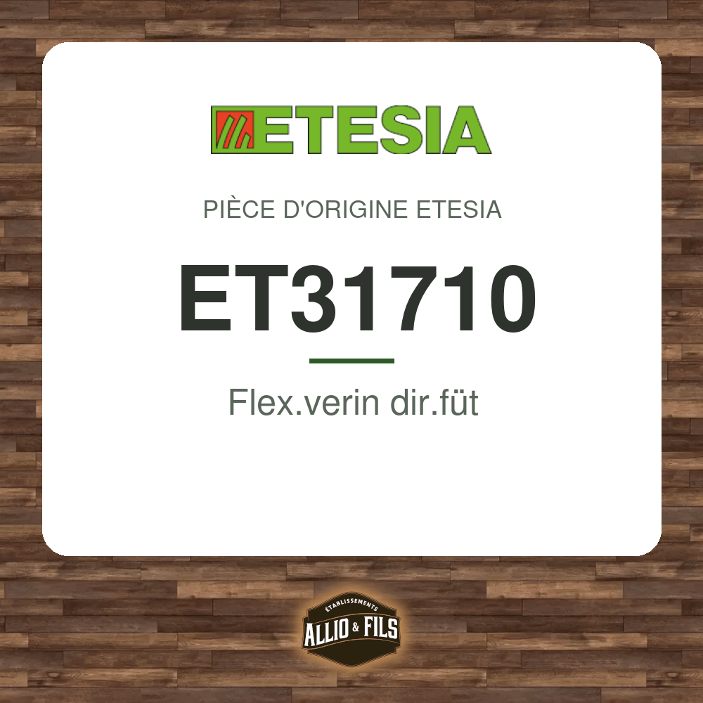 Flexible vérin direction fût - Etesia ET31710