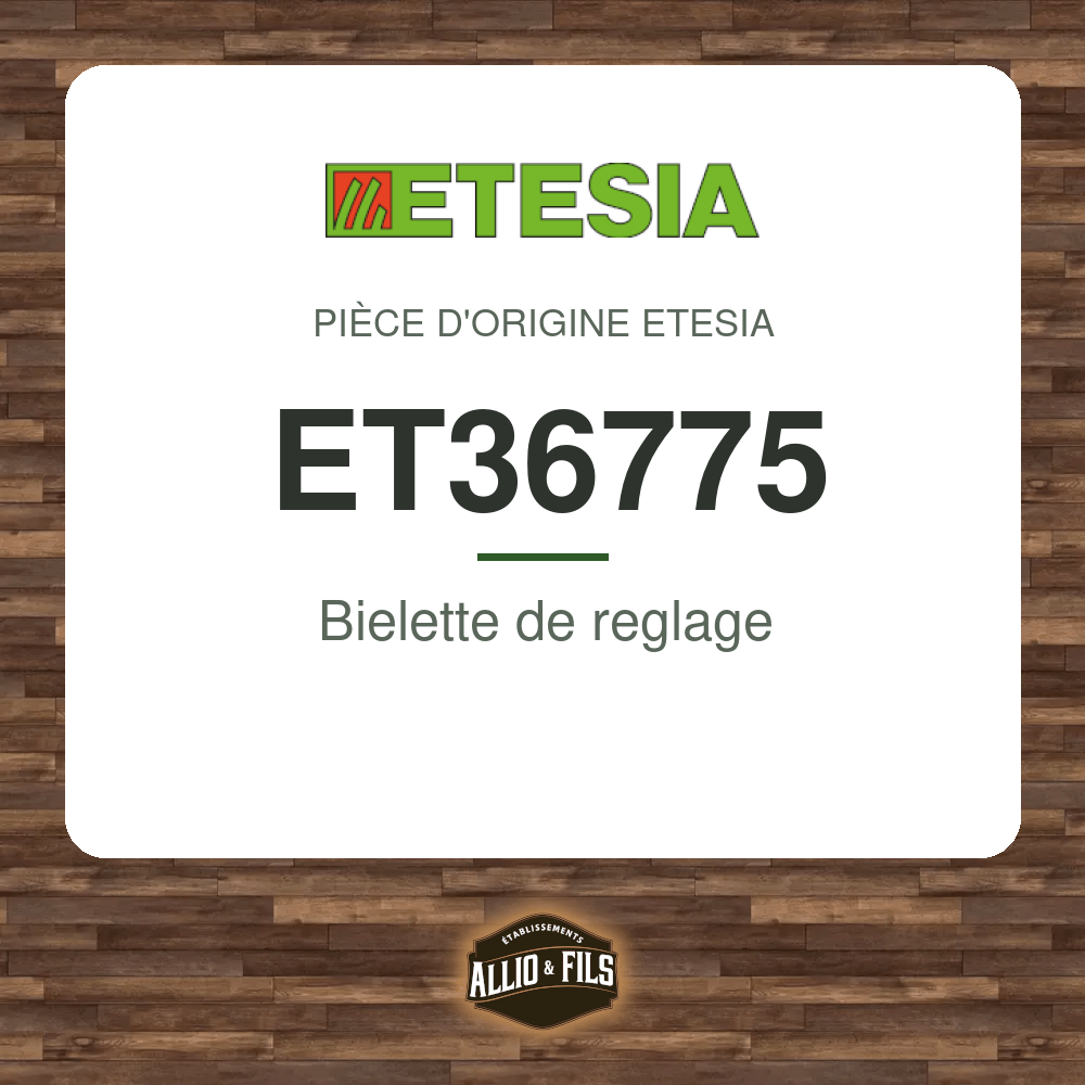 Bielette de reglage - Etesia ET36775