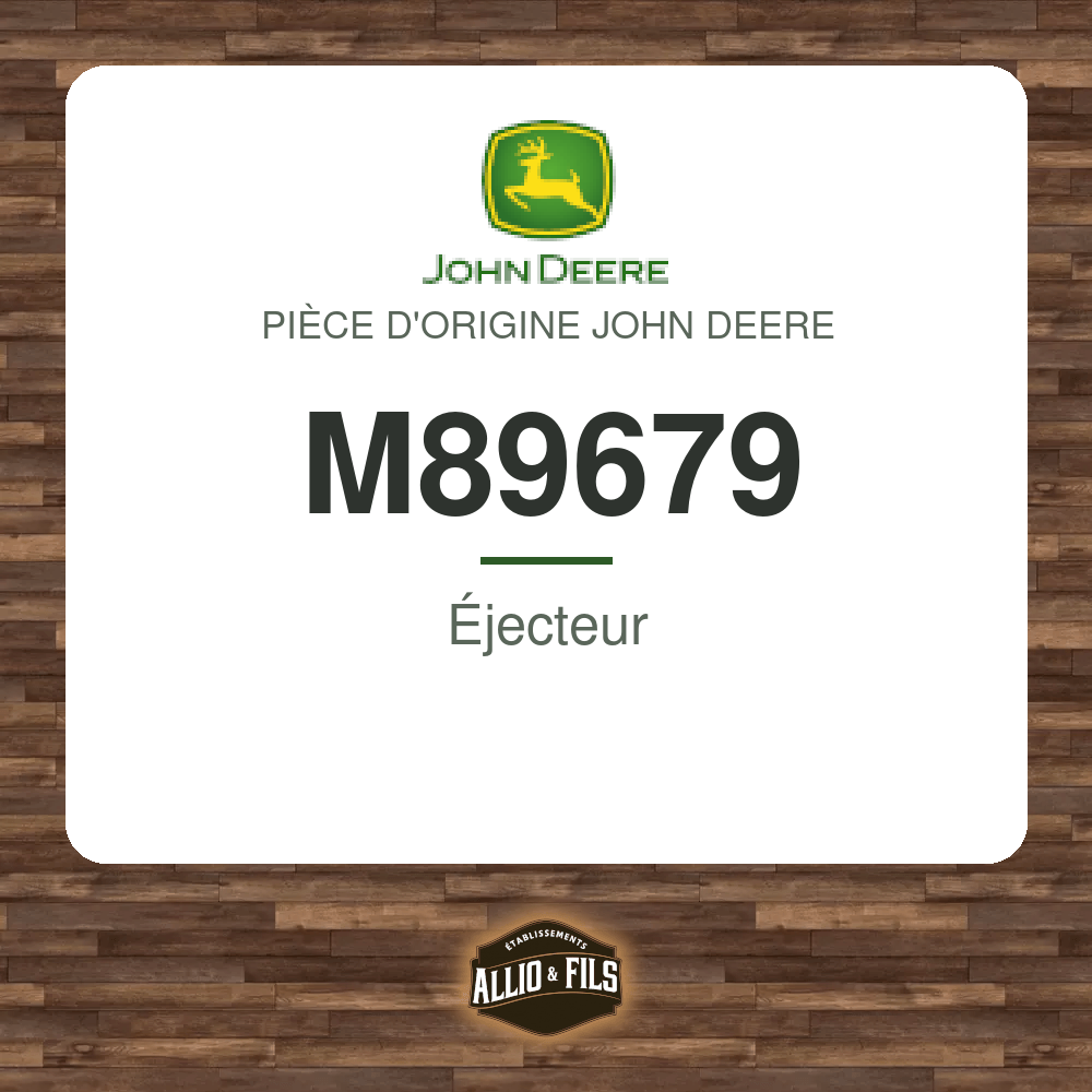 Éjecteur - John Deere M89679