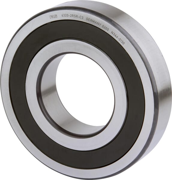 Roulement à billes 6320-2RSR C3 (100x215x47 mm) - FAG 63202RSRC3